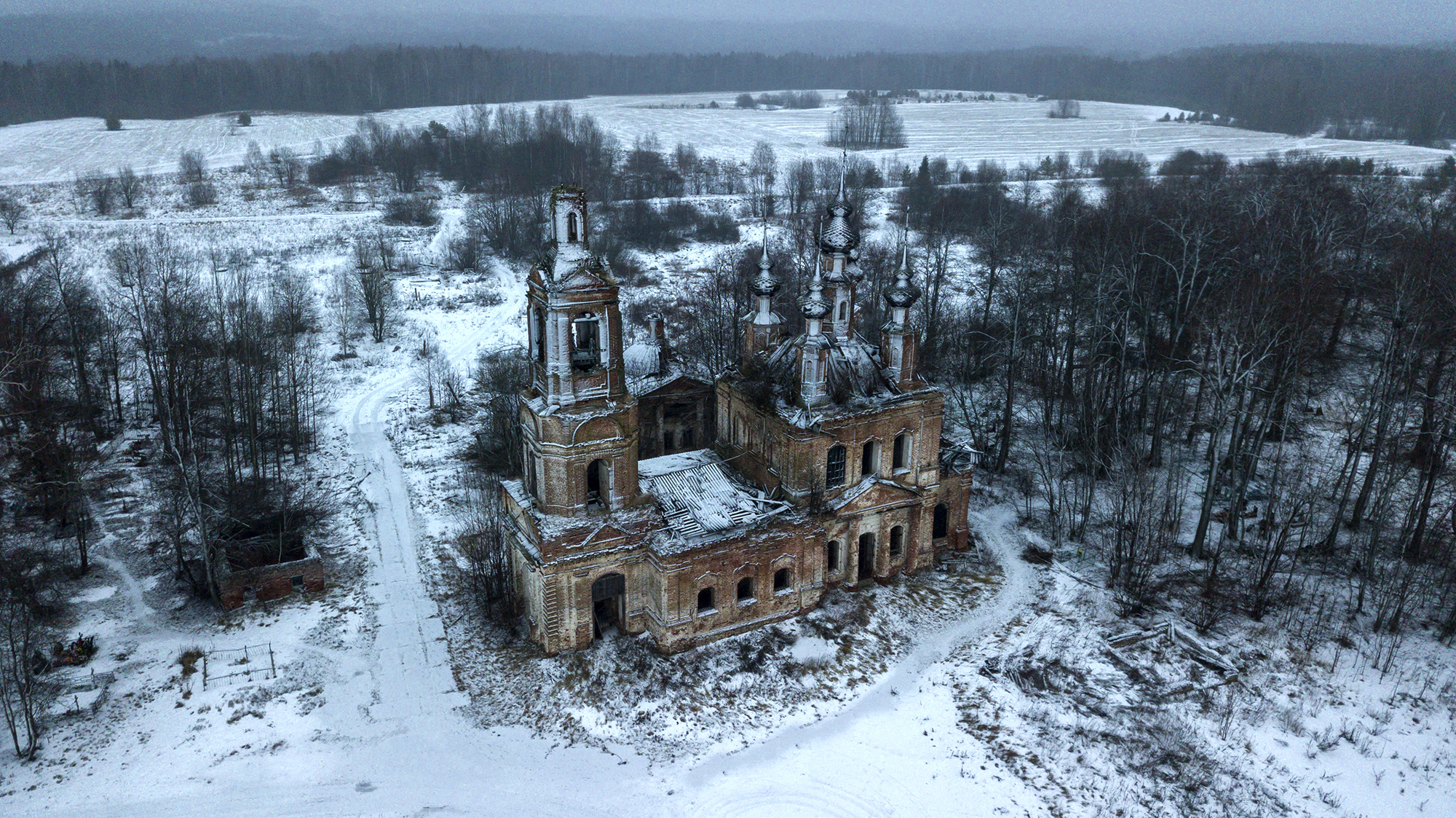 Заброшенный храм старый Оскол